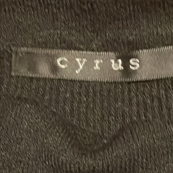 Medium Cyrus black long sleeve cowl neck knit sweater - Picture 11 of 16